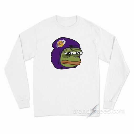 Los Angeles Sad Pepe The Frog Long Sleeve Shirt