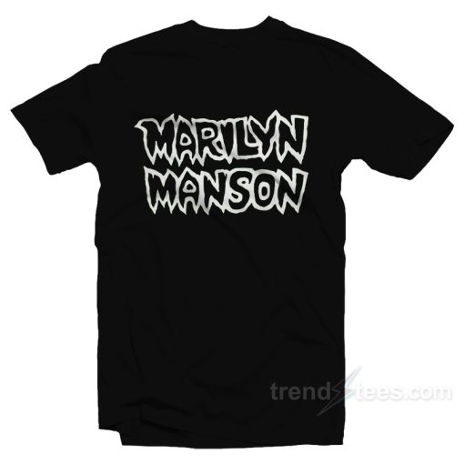 Marilyn Manson Classic Logo T-Shirt For Unisex