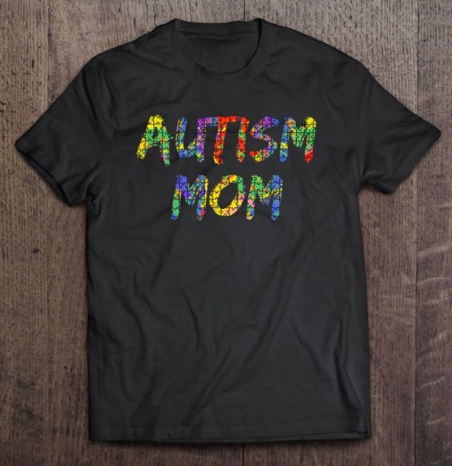 Matching Colorful Autism Puzzle Piece Design Gift Autism Mom