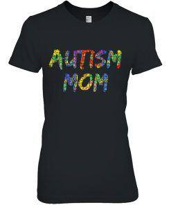 Matching Colorful Autism Puzzle Piece Design Gift Autism Mom 2