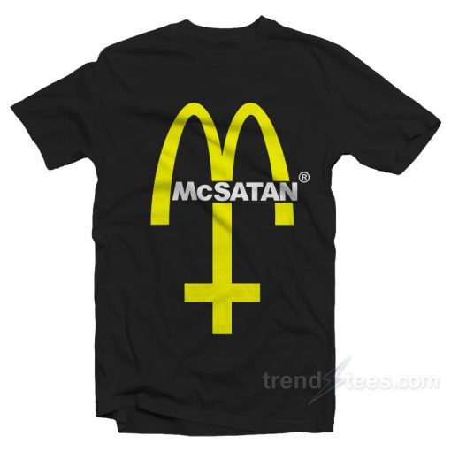 Mc Satan Evil Burger T-shirt Cheap Trendy Clothing