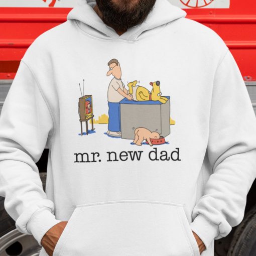 Mr. New Dad Diaper Dog Shirt