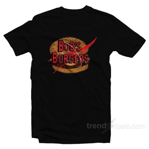 NASA Logo Parody Bobs Burgers T-Shirt For Unisex