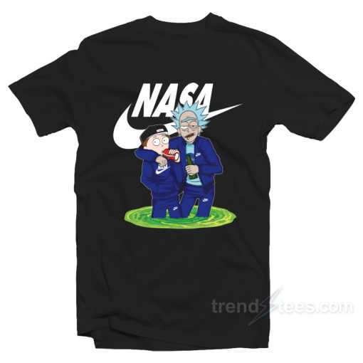 Nasa Rick And Morty T-Shirt For Unisex