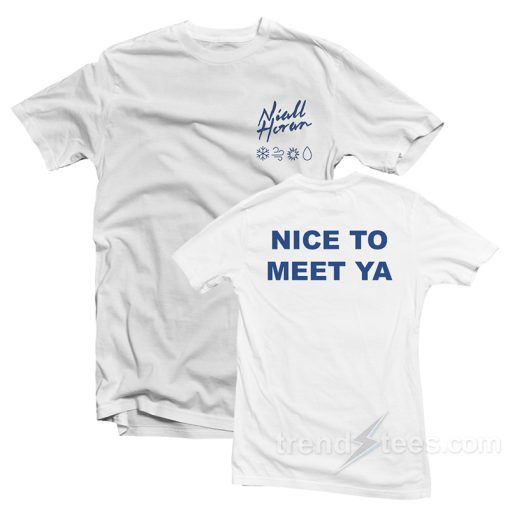 Niall Horan Nice To Meet Ya White T-Shirt
