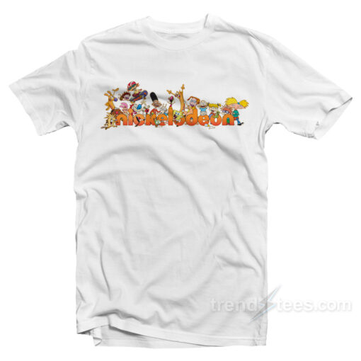 Nickelodeon Cartoons Characters T-Shirt For Unisex