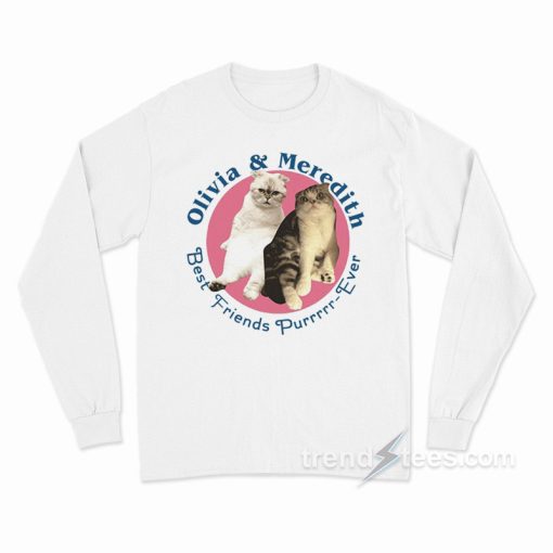 Olivia &amp Meredith Best Friends Pur Ever Long Sleeve Shirt