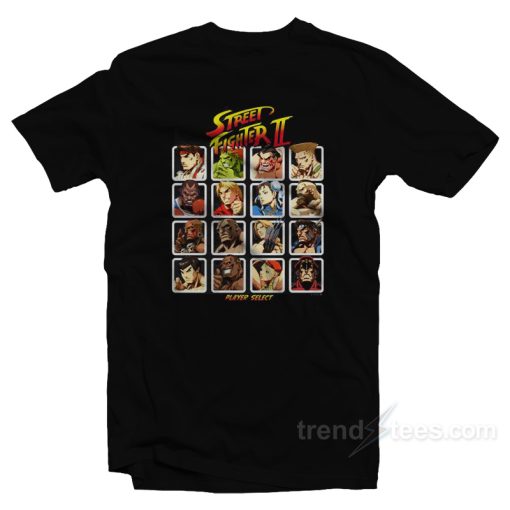 Player Select Street Fighter 2 T-Shirt