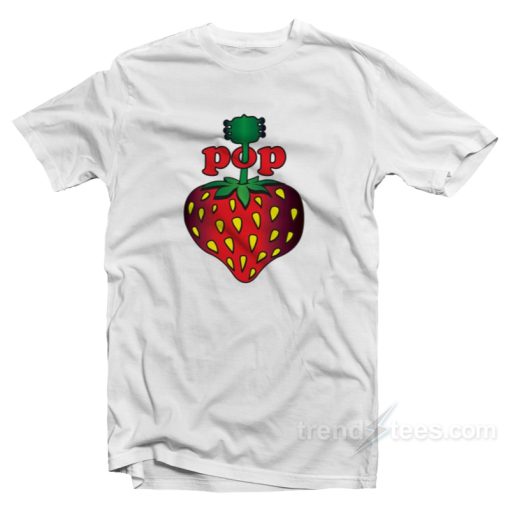 Pop Strawberry T-Shirt For Unisex