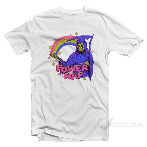 Power Nap Rainbow Grim Reaper T-Shirt