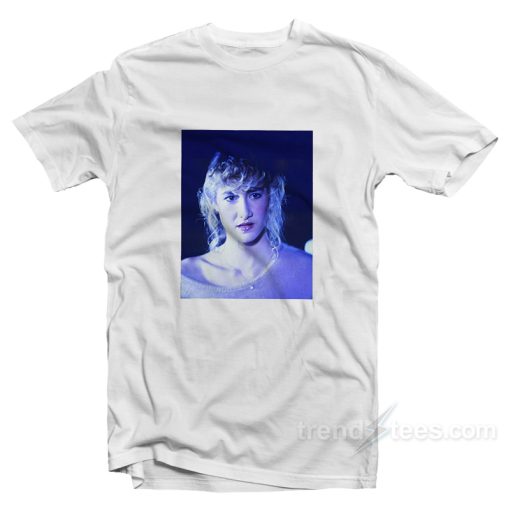 Raf Simons Blue Velvet T-Shirt For Unisex
