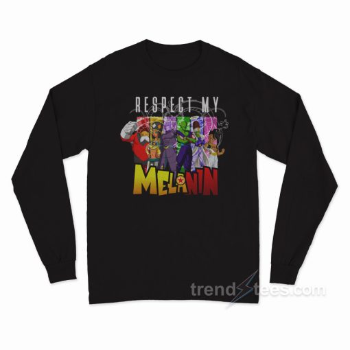 Respect My Melanin Dragon Ball Long Sleeve Shirt
