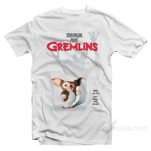 Retro Gremlins Movie Poster T-Shirt For Unisex