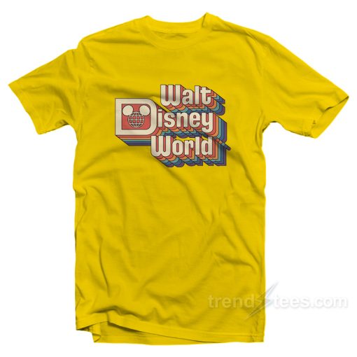 Retro Walt World T-Shirt For Unisex