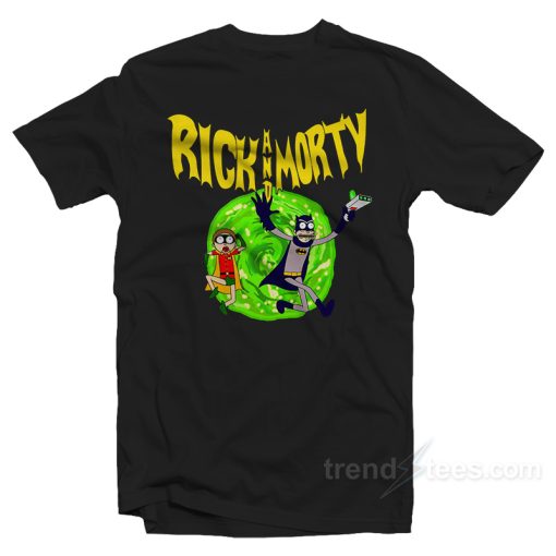 Rick And Morty Batman T-Shirt Cheap Custom