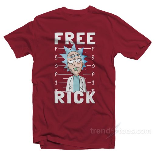 Rick And Morty Merchandise Free Rick Cheap Custom T-Shirt