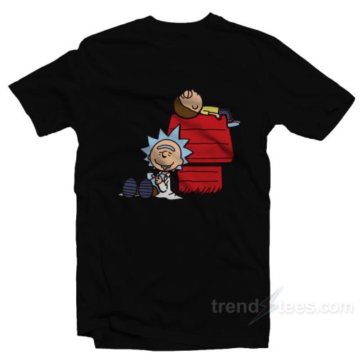 Rick Morty Parody The Peanuts T-Shirt For Unisex