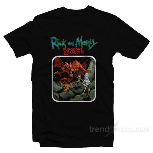 Rick &amp Morty VS Dungeons &amp Dragons T-Shirt For Unisex