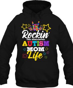 Rockin' The Exhausted Autism Mom Life Autistic Puzzle Piece Premium 2 Rockin The Exhausted Autism Mom Life Autistic Puzzle Piece Premium 3