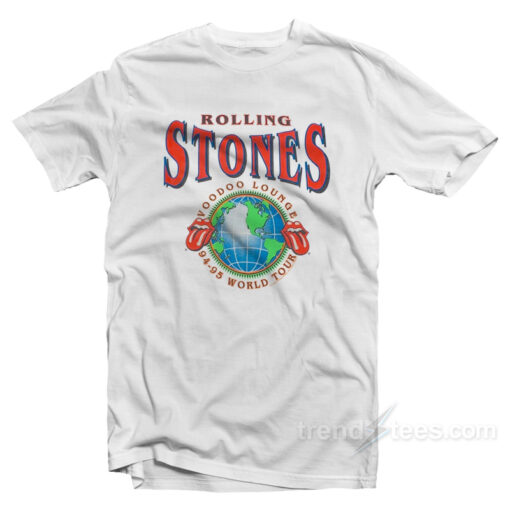 Rolling Stones Voodoo Lounge World Tour T-Shirt For Unisex