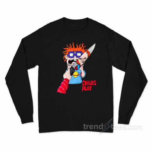 Rugrats Meets Child’s Play Chuckie Long Sleeve Shirt