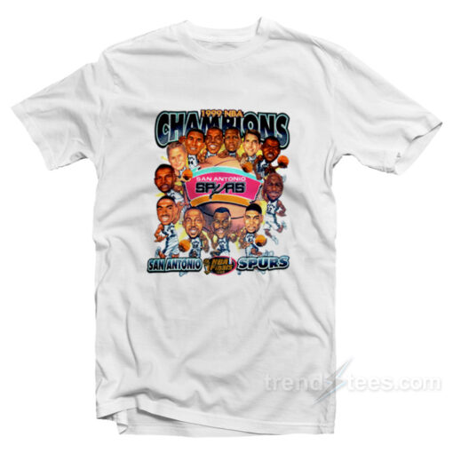 San Antonio Basketball 1999 NBA Champions T-Shirt For Unisex