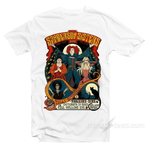 Sanderson Sisters Vintage Tour T-Shirt Hocus Pocus