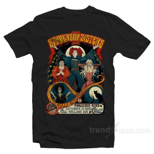 Sanderson Sisters Vintage Tour T-Shirt Hocus Pocus
