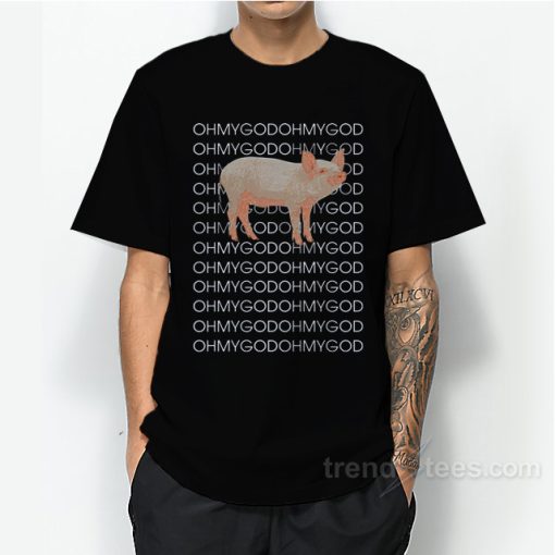 Shane Dawson  Oh My God Pig T-Shirt For Unisex