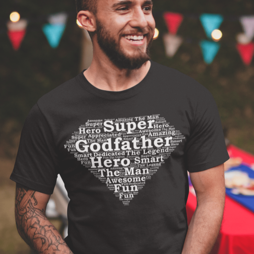 Super Godfather Shirt Superhero Landscape