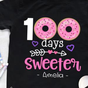100 Days Pink Donuts Shirt