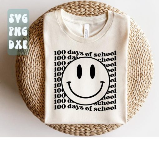 100 days of school Retro,100 Days of School,Teacher,School shirt,Kids shirt,100th Days of School cut Shirt