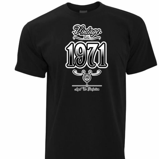 50 Birthday Vintage 1971 Aged To Perfection Shirt