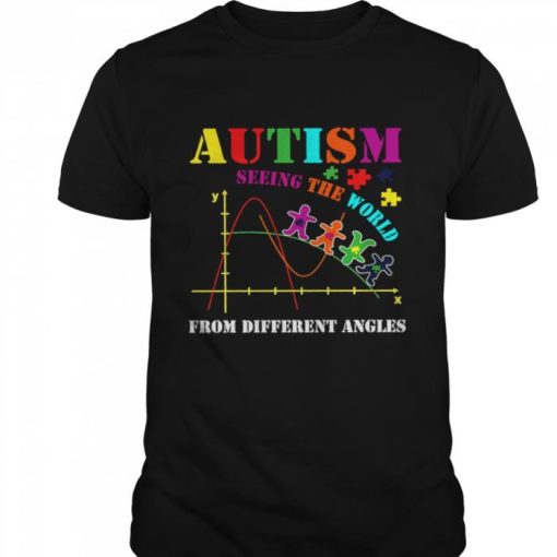 AUTISM SEEING THE WORLD FROM DIFFERENT ANGELS SHIRT