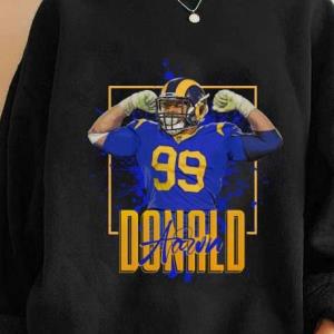 Aaron Donald Sack Celebration NFL Los Angeles Rams Sweatshirt