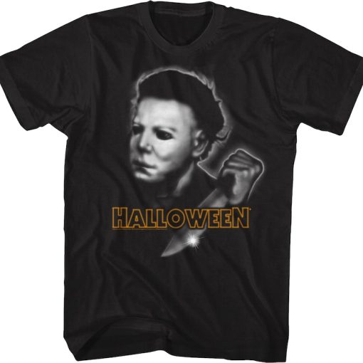 Airbrush Michael Myers Halloween T-Shirt
