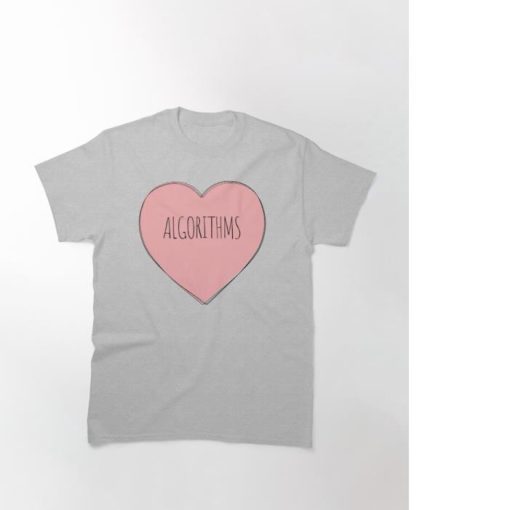 Algorithms Heart Valentine Shirt