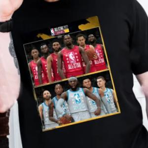 All-Star NBA Durant team vs Lebron team Basketball Shirt