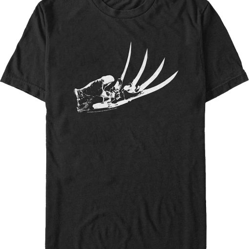 Black And White Glove Nightmare On Elm Street T-Shirt