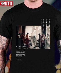 Blessed Scripture Art Japanese Graphic Shirt 1