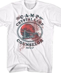 Bloody Camp Crystal Lake Counselor T-Shirt