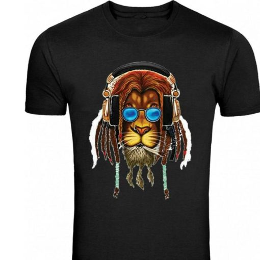 Bob Marley Smoking Joint Tee Rasta One Love Lion Zion Shirt