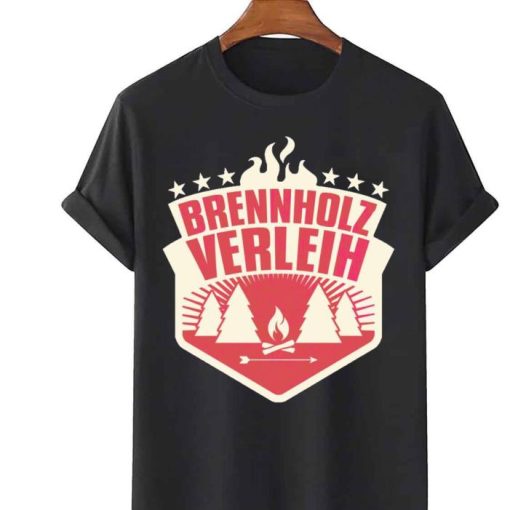 Brennholz Verleih Camping Nature Shirt