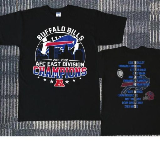 Buffalo Bills AFC East Division Champions 2021-2022 Shirt