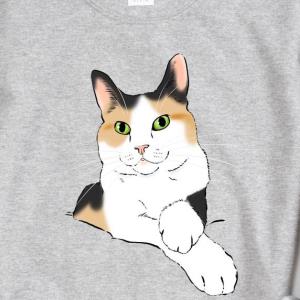 Calico Sweatshirt, Calico Shirt, Calico Mom, Calico Dad, Calico Lover, Calico Cat Shirt, Calico Gift, Calico Cat Portrait, Smiling Cat Shirt