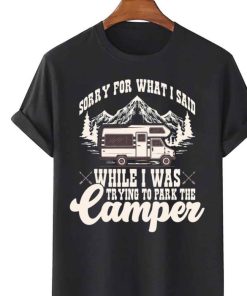 Camper Parking Outdoors Camp Nature Shirt