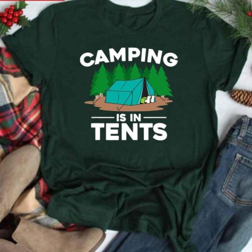 Camping In Wilderness Tent Nature Shirt