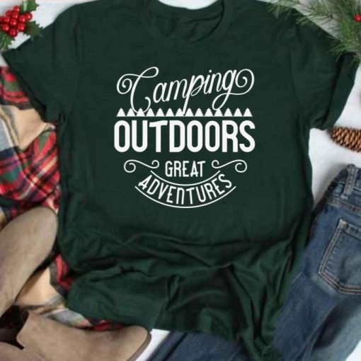 Camping Outdoors Activities Adventures Nature Shirt
