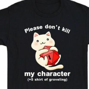 Cat Please Mens Character Kill Shirt