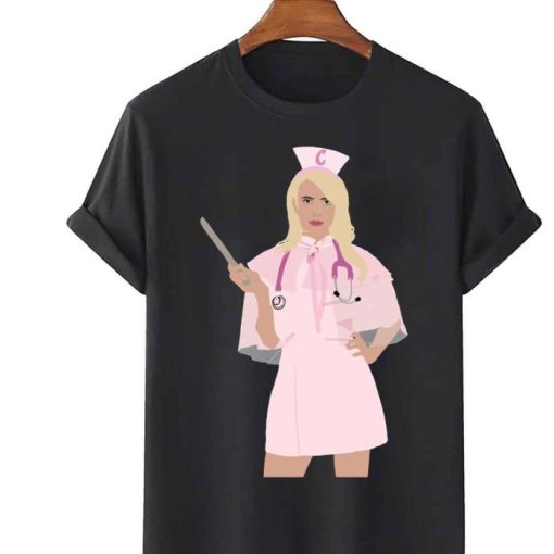 Chanel Oberlin Pink Nurse Scream Queens Emma Roberts shirt